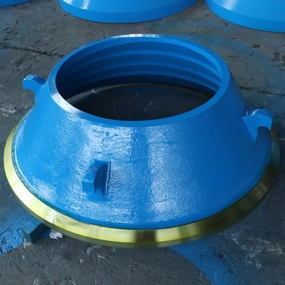 เหมืองหินเว้า Mantle Socket Bowl Liner Bearing Wear Parts Cone Crusher Spare